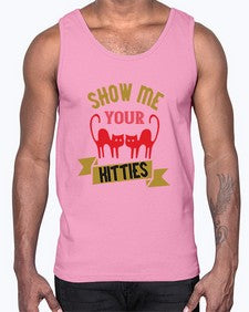 show me your kitties Style 115#- cats- Cotton Tank