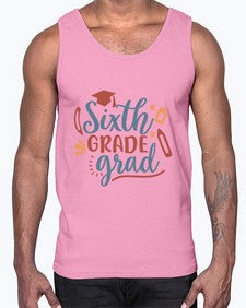 sixth grade grad 878#- sixth grade- Cotton Tank