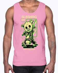 slashing party sutnk 1074#- art pop art- Cotton Tank