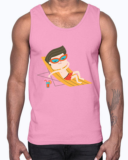 summer characters 62#- summer- Cotton Tank