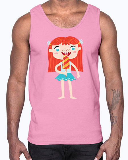summer characters 64#- summer- Cotton Tank