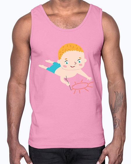 summer characters 65#- summer- Cotton Tank