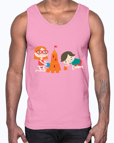 summer characters 66#- summer- Cotton Tank