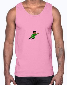 super kid 6#- black boys or men- Cotton Tank
