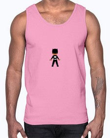 super kid 8#- black boys or men- Cotton Tank