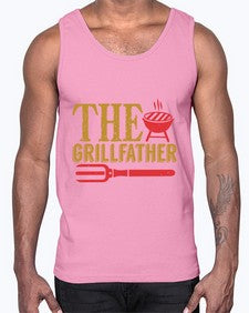 the grill father 417#- bbq- Cotton Tank