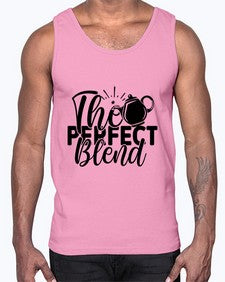the perfect blend 1624#- tea- Cotton Tank