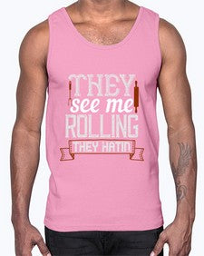 they see me rolling they hatin 427#- cooking- Cotton Tank