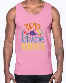 third grade asaurus 948#- third grade- Cotton Tank