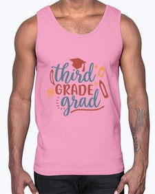 third grade grad 959#- third grade- Cotton Tank