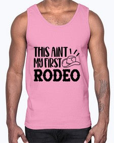 this aint my first rodeo 1162#- western- Cotton Tank