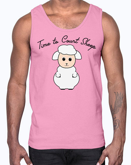time to count sheep- sheep- Cotton Tank