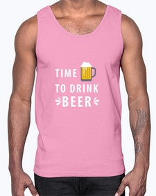 time to drink 1656#- beer- Cotton Tank