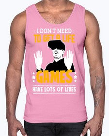 to get a life game 159#- video games- Cotton Tank