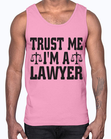 trust me im a lawyer 1590#- lawyer- Cotton Tank