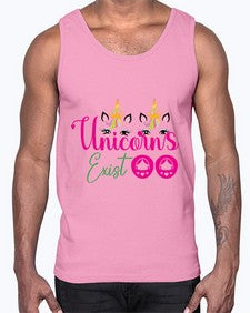 unicorns exist 534#- unicorn- Cotton Tank