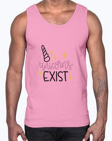 unicorns exist 537#- unicorn- Cotton Tank