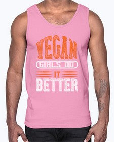 vegan girls do it better 452#- vegan- Cotton Tank