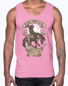 wild west cowboy culture 1249#- western- Cotton Tank