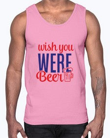 wish you were beer 1784#- beer- Cotton Tank