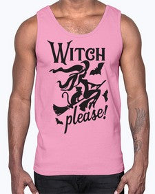 witch please 13#- witch- Cotton Tank
