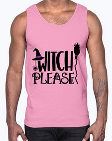 witch please 14#- witch- Cotton Tank
