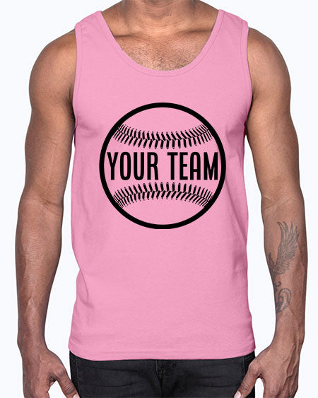 your team 2270#- softball- Cotton Tank