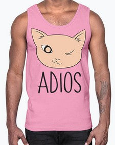 Adios- cats- Cotton Tank