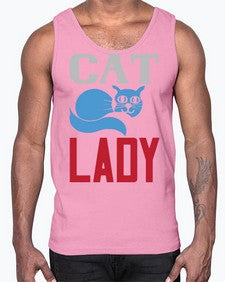 cat lady Style 31#- cats- Cotton Tank