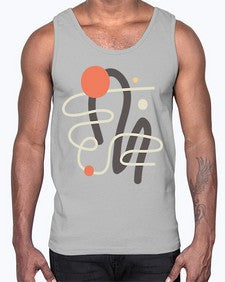 Abstract Shape 198#- art pop art- Cotton Tank