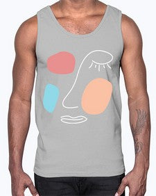Abstract Shape 201#- art pop art- Cotton Tank