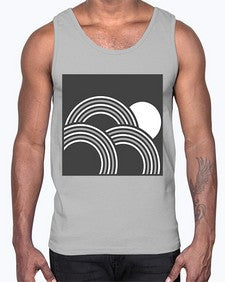 Abstract Shape 213#- art pop art- Cotton Tank