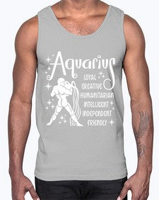 Aquarius 68#- aquarius- Cotton Tank