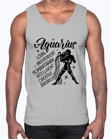 Aquarius 72#- aquarius- Cotton Tank