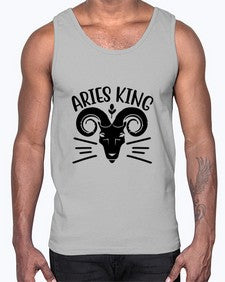 Aries king 109#- aries- Cotton Tank
