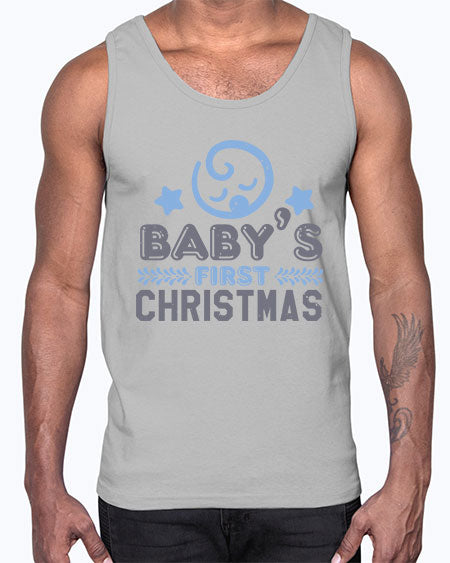 Baby First Christmas Style 25#- baby shower- Cotton Tank