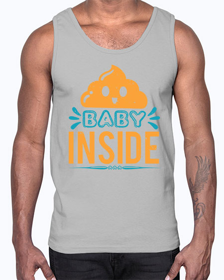 Baby Inside Style 26#- baby shower- Cotton Tank