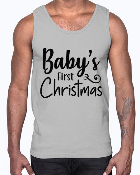 Babys First Christmas 277#- baby- Cotton Tank