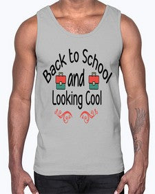 Back to School and Looking Cool 17#- general school- Cotton Tank