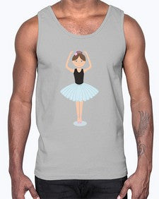 Ballerina 59#- ballet- Cotton Tank