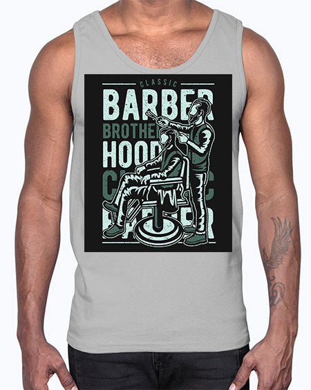 Barber Brotherhood587#- barber- Cotton Tank