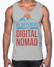 Be Different Choose Digital Nomad 28#- internet- Cotton Tank
