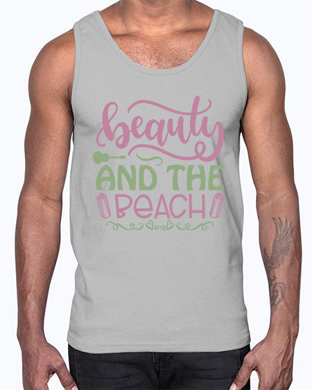 Beauty And The Beach 17#-  fashion- Cotton Tank