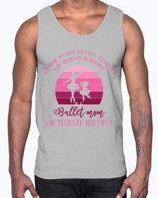 Behind every ballet dancer is ballet 81#- ballet- Cotton Tank