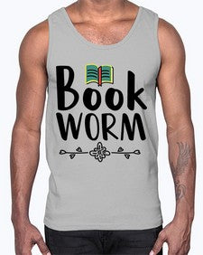 Book Worm 27#- librarian- Cotton Tank