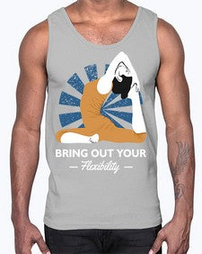 Bring Out Your Flexibility 185#- yoga- Cotton Tank