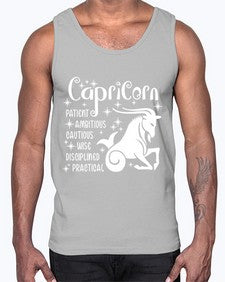Capricorn 186#- capricorn- Cotton Tank