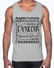 Capricorn 566#- capricorn- Cotton Tank