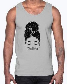 Capricorn Woman- capricorn- Cotton Tank