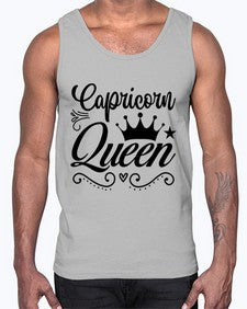 Capricorn queen 196#- capricorn- Cotton Tank